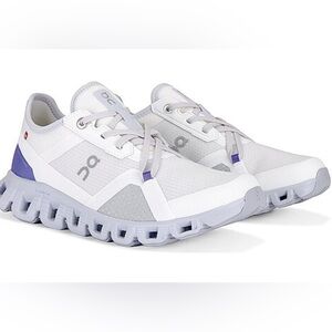 On Running White and Gray Sneakers